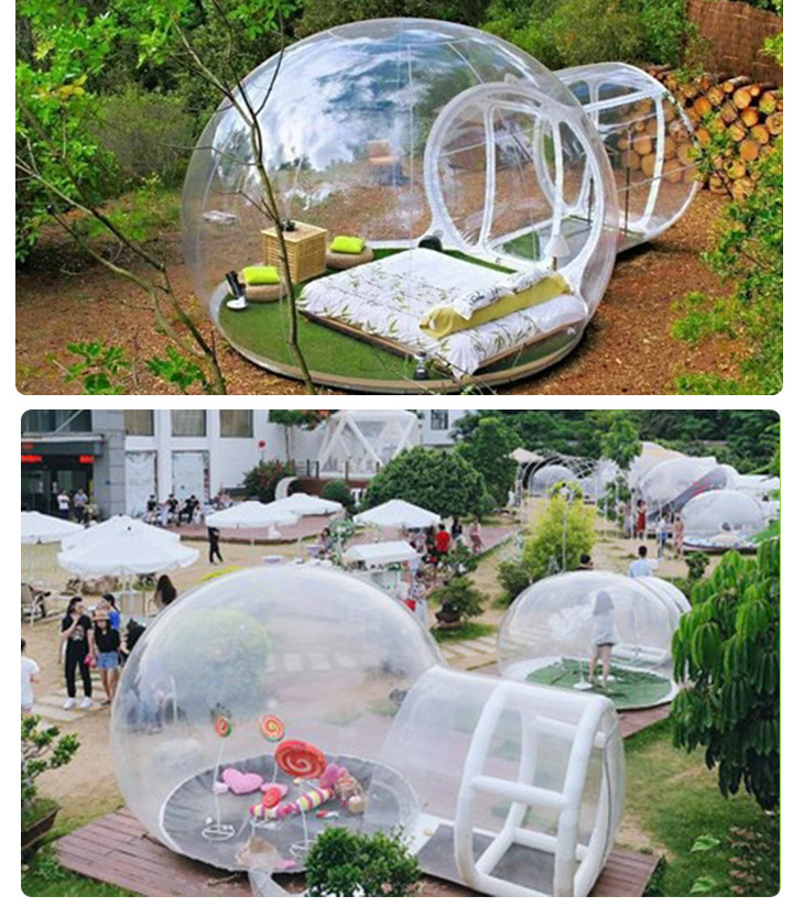 Blower Air Pump Inflatable Bubble House Tiny Customized Color