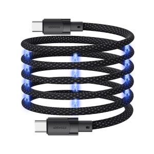 Wholesale USB C To USB C Magnetic Cables 100W 1m 480Mbps ES-X53 Series from china suppliers