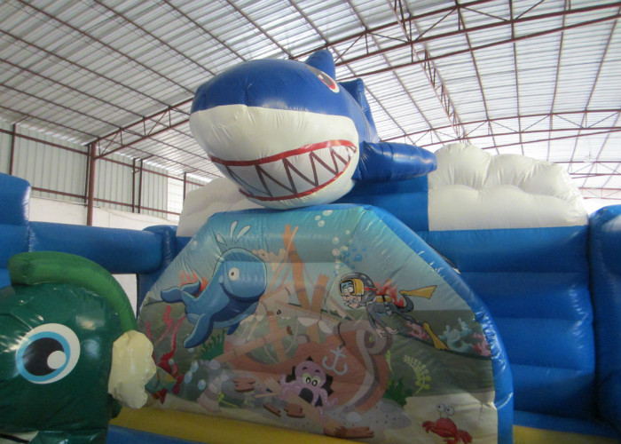 Customzied Inflatable Bouncy House Undersea World Fun City Jumping Castle