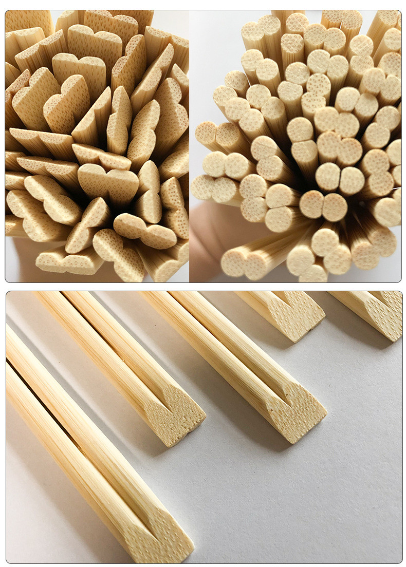 Japanese Hashi Tensoge Bamboo Sushi Chopsticks Disposable Custom Print Logo