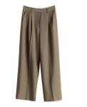 Oem Clothing Manufacturer Ladies Loose Trousers Straight Leg Wide Leg Pants