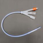100% Silicone Foley Catheter Three Lumen 3 Way For Urology Surgery