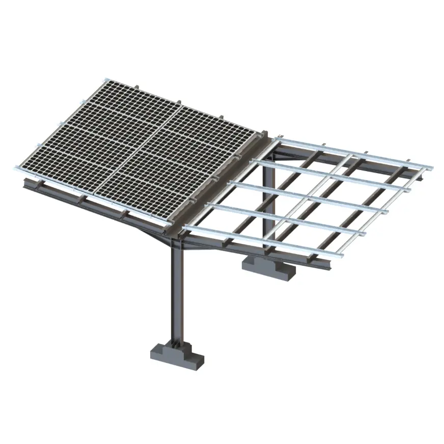 Anodized Solar Carport Bracket System for Affordable Energy Storage and PV Racking