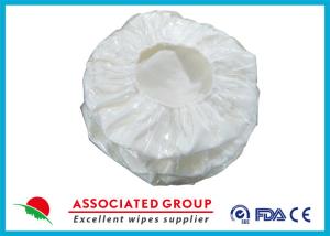 Wholesale 2 PLY Rinse Free Shampoo Cap , Ultra Absorbent Texture Waterless Shampoo Caps Hair Bath Cleaning from china suppliers