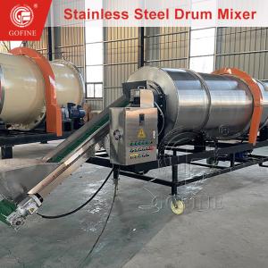 Wholesale Industrial Large Capacity Stainless Steel Drum Mixer For Heavy-Duty Mixing from china suppliers