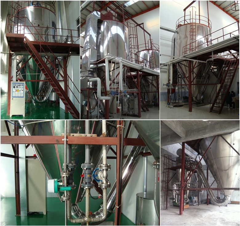 Atomizer Lithium Iron Phosphate Centrifugal Dryer Machine For Chemical Industry