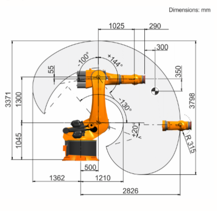 KR 360 R2830 universal robot and robot spray painting for kuka industrial robot arm