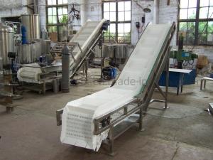 Wholesale Electric Motor Incline PU Belt Conveyor for Washing Food from china suppliers