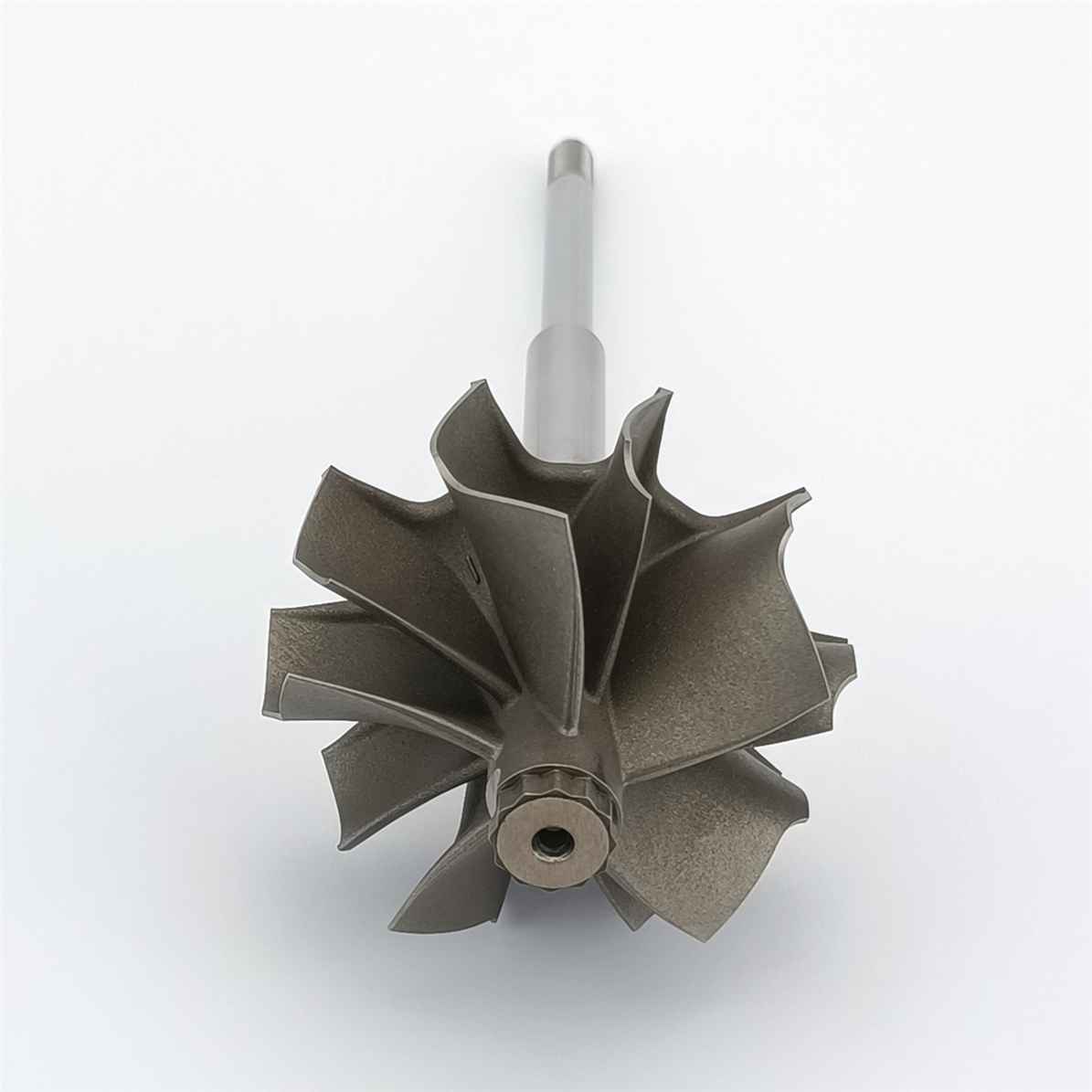 MS-TECH RHF55 OE sizes new casting Turbine Wheel Shaft Ind 56mm Exd 50.95mm Blades5+5 for Turbo Upgrades