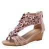 Buy cheap BS167 Fashion Sandals Women'S European And American Rhinestone Cross Strap Back from wholesalers