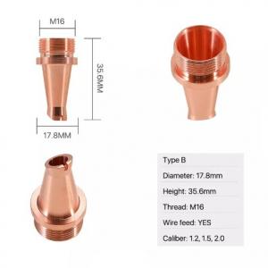 Wholesale H35.6mm Laser Welding Nozzle M16 Thread For Fiber Laser Welder Head from china suppliers