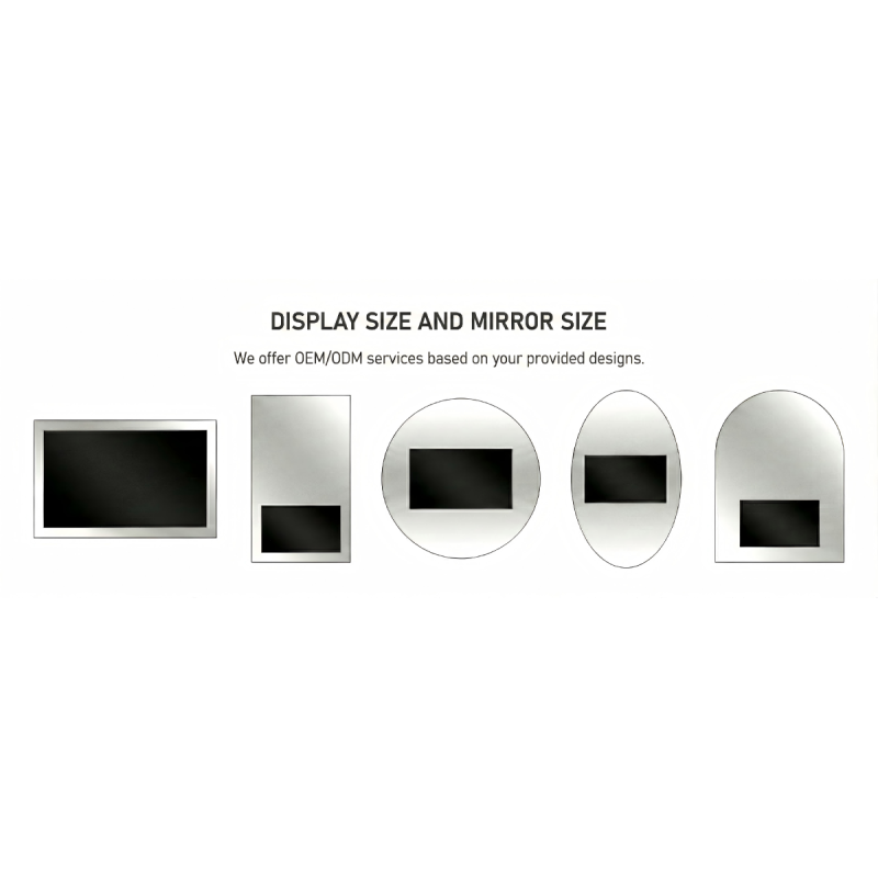 Kingstin Smart Bathroom Mirror Cabinet with Built-in TV & Storage, Android OS Touchscreen Magic Mirror