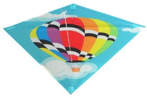 Wholesale Nylon Material Diamond Stunt Kite Fiberglass Frame For Kids Playing 60*70cm from china suppliers