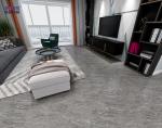 Black Quartz Stone SPC Composite Flooring 5mm 4mm GKBM Greenpy MJ-S6014