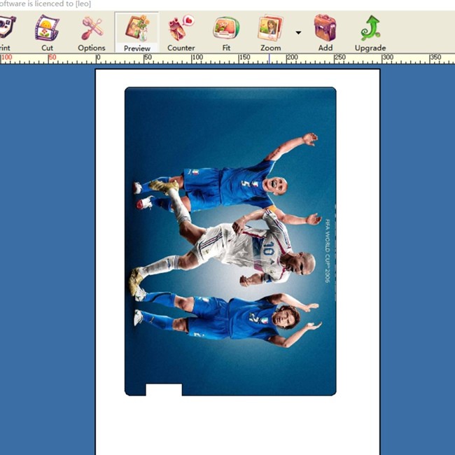 Daqin Commercial Skin Desktop Sticker Printer And Cutter Plotter for Notebook