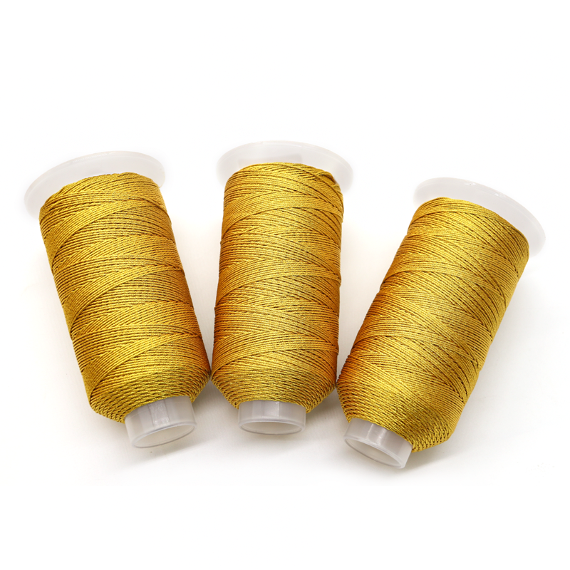 Directly Sell Polyester Metallic Yarn Embroidery Machine Threads for Jewelry Findings