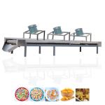 Food Grade SS 201 2D 3D Corn Puff Extruder Machine Double Screw