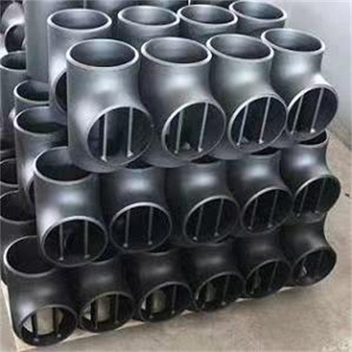 A234 Wpb Carbon Steel Seamless Pipe Fittings 150mm Reducing Barred Tee