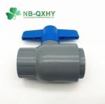 11/4" UV Protection Grey Plastic Single Union Ball Valve for Industrial