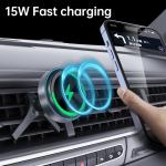 Wireless Magsafe Car Charger Convenient Phone Holder Easy Installation