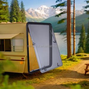 Wholesale ARCYLIC GLASS ALUMINUM FRAME EuroVision Windows for RV Trailers and Other Motorhomes from china suppliers