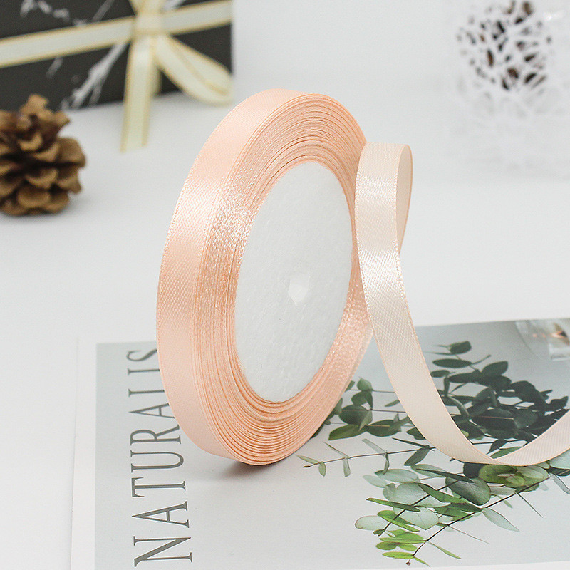 Single Face Assorted Polyester Nylon Satin Ribbon 100 Yards 3mm-10mm