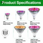 Indoor Plant Veg Flower Garden Greenhouse Succulent 50W Led Plant Lamp Full