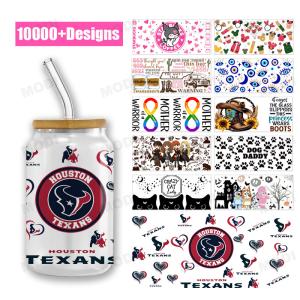 Wholesale High Quality Wholesale Transfer Film Sheet Label UV DTF Cup Wraps Transfers Sticker For Mugs 16oz Libbey Glass Cups from china suppliers