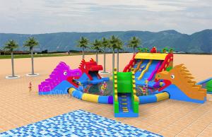 Wholesale Kids Waterproof Inflatable Water Park Dragon Slide from china suppliers
