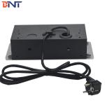 Zinc Alloy Material Tabletop Pop Up Hidden Outlet Keep Product In Stock With