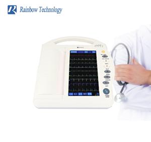 Wholesale Handle Medical Electrocardiogram Machine Automatic Digital Touch Screen 10.1 Inch from china suppliers