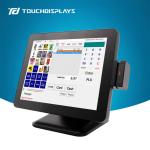 15 Inch Desktop Touch POS Terminal Aluminum Shell For Restaurant