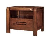 Wholesale Solid Wood Home Room Furniture Rubberwood Bedside Table Nightstand Simple Style from china suppliers