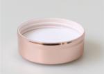 55mm Reusable Regular Mouth Jar Lids Embossed Logo Rose Gold Color