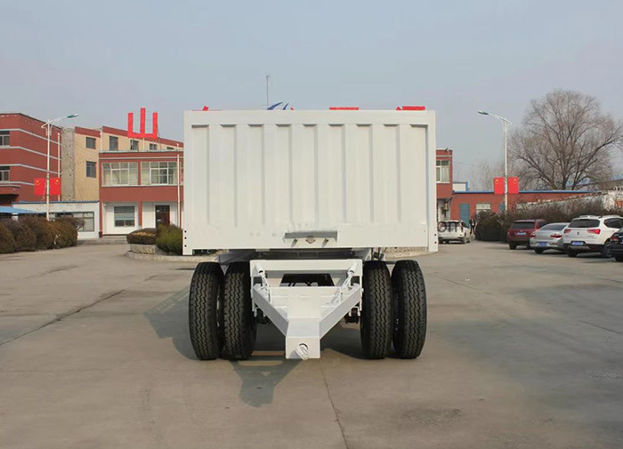 High-Capacity Transport Trailer Cargo Timber Transport Draw Bar Full Trailer