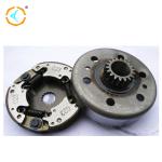 ADC12 Silver Motorcycle Clutch Cover Assembly Iron Material For JY110