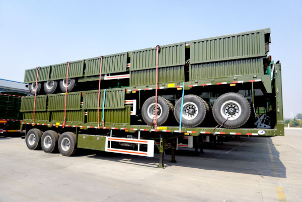 Special Vehical Manufacturing 30-60 Tons 45 Ft Semi Trailer with York Optional Axle
