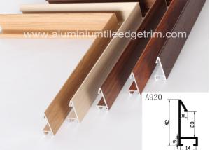 Wholesale Fashionable Aluminum Sectional Picture Frames Heat Transfer Printing Wood Grain Effect from china suppliers