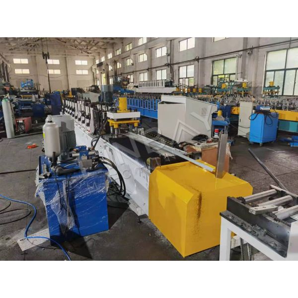 Gondola Shelving Slotted Angle Rack Metal Roll Forming Machine