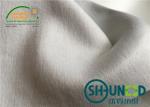 White 100% Polyester Woven Tie Interlining Fabric Heavy Weight For Necktie