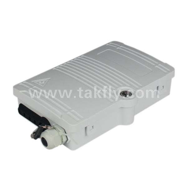 Total Enclosed Structure 4 Core Termination Box For Fiber Optic Cable And 4