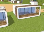 Aluminum Sliding Doors Prefab Cabin Prefabricated Bungalow Prefab Garden Studio