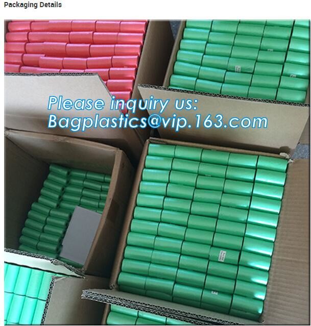 Garbage bag Dog poop bags T-shirt Plastic bag Laundry bags trash bag Nappy Sacks Produce bag die cut/loop handle bags Dr
