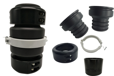 Durable LDHC Lay Flat Hose Fittings Connect Nitrile Rubber Layflat Hoses