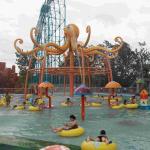 Kids / Adults Entertainment Whale Spray Park Equipment For 0.3 - 0.6m Water