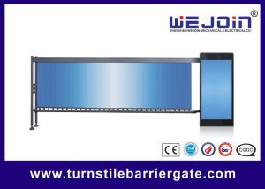 Wholesale RS485 Advertising Barrier Gate 4.1 Meters Boom Length 4 - 8 Seconds Speed Adjustable from china suppliers