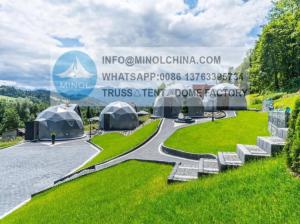 Wholesale Five Star Luxury Hotel Resort Glamping Dome Tent Waterproof from china suppliers