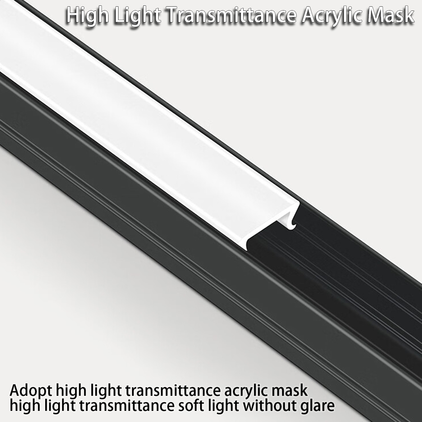 Embedded Led Light Strip 180 Beads 240 Beads Full Spectrum Ultra-Bright Low Voltage Self-Adhesive Linear Light for Indoor