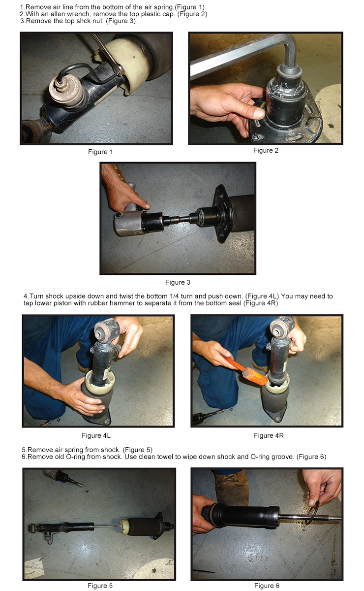 W164 ML350 500 Mercedes Benz Air Suspension Rear Left And Right Air Spring 1643200825