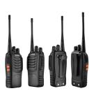 Black Professional Two Way Radios 888S UHF 400-470MHz Walkie Talkie
